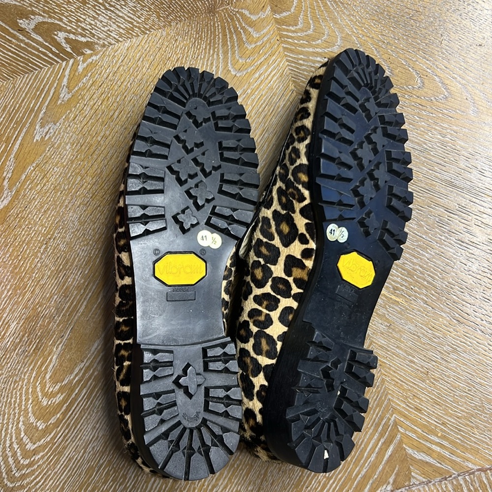 VANESSA NOEL Leopard Chunky Tassel Loafer 41.5 - Picture 10 of 11